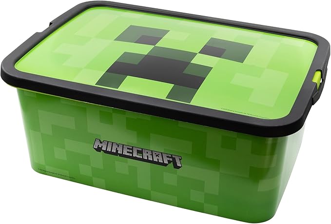 Buy Stor Storage Click Box 13Litre Minecraft | Yallatoys.com