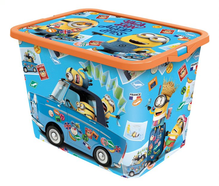 Buy Stor Storage Click Box 23Litre Minions Icon | Yallatoys.com