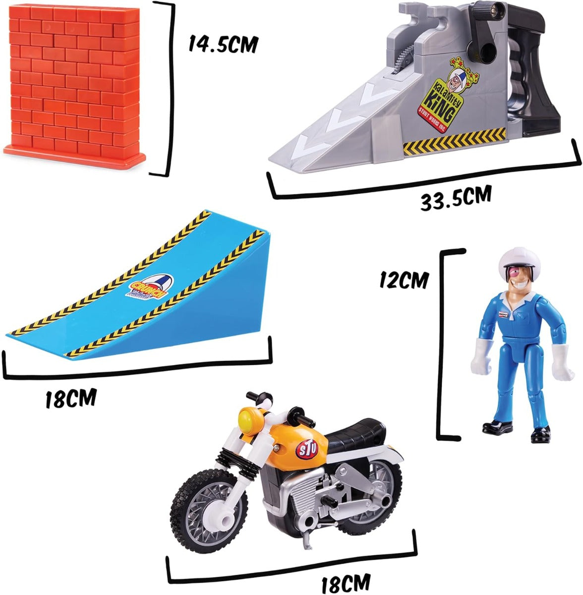Buy Stuntman Stu Nitro Boost Stunt Bike with Launch Ramp | Yallatoys.com
