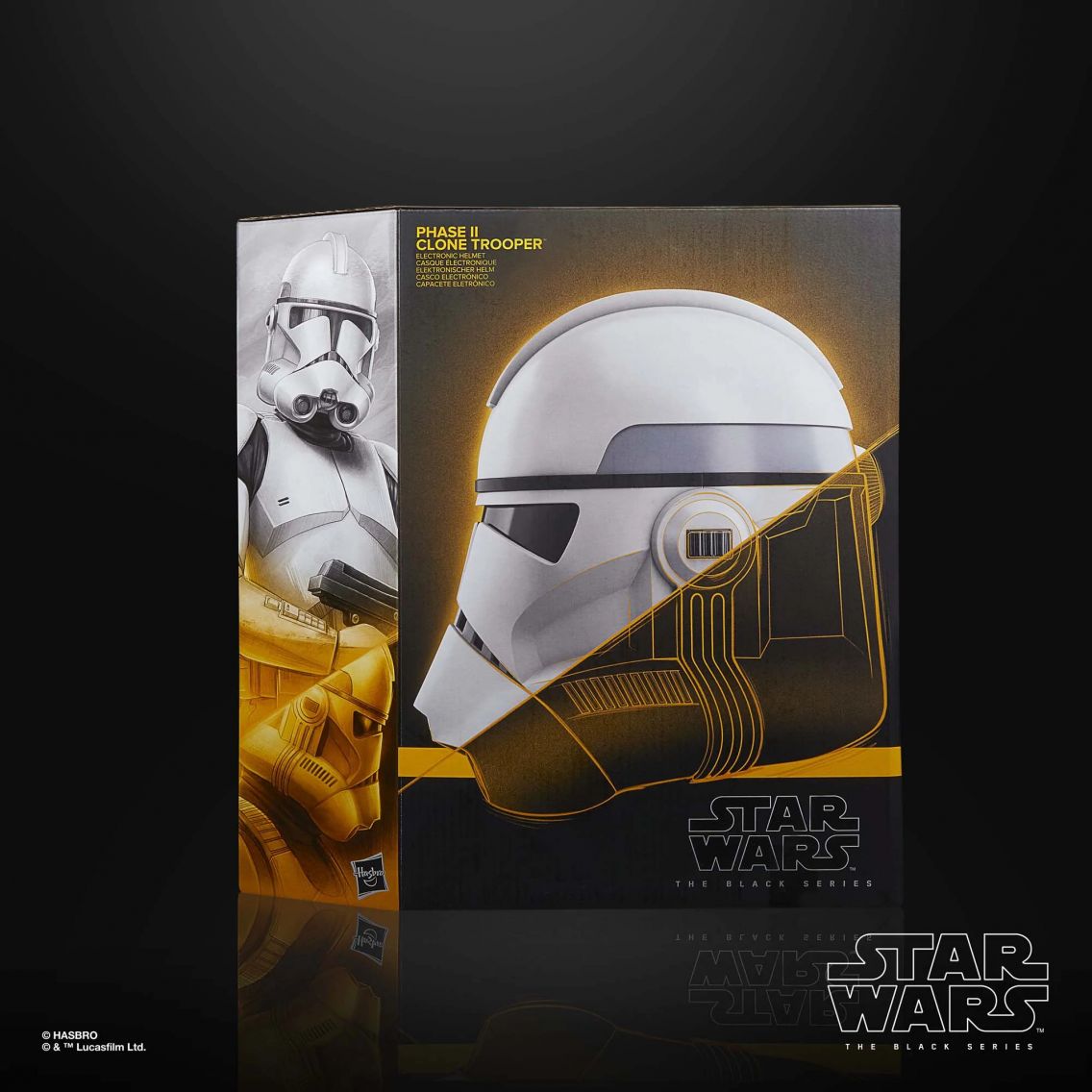 Buy Star Wars The Black Series Phase II Clone Trooper Premium Electronic Helmet | Yallatoys.com