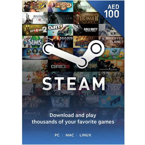 Buy Steam Wallets 100AED | Yallatoys.com