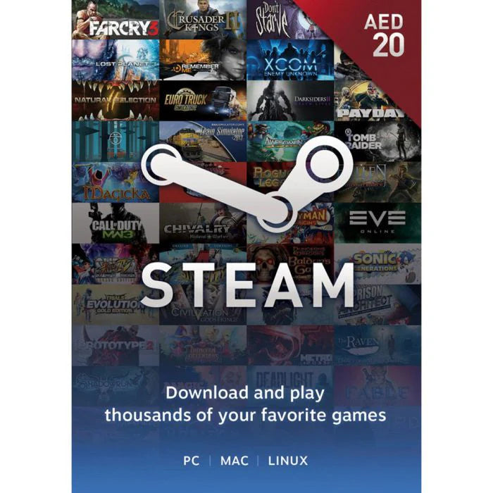 Buy Steam Wallets 20AED | Yallatoys.com