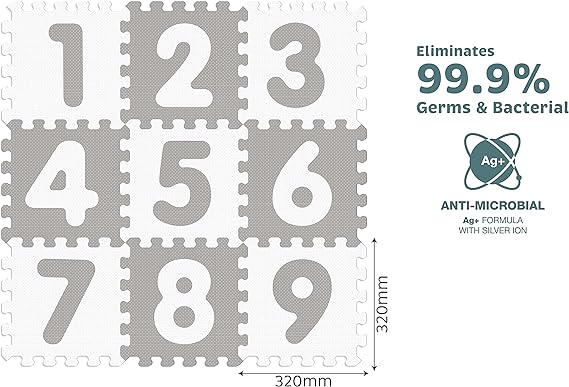 Sunta Antibacterial Numbering Puzzle Mat Sunta Yallatoys