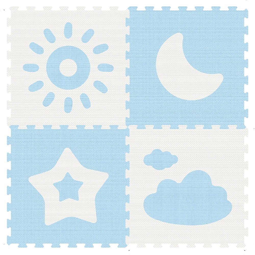 Sunta Weather Series Baby Puzzle Foam Mat Blue Sunta Yallatoys