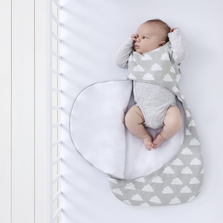 Snuz Pouch Sleeping Bag 1.0 Tog Cloud Nine 6 To 18 Months Snuz Yallatoys
