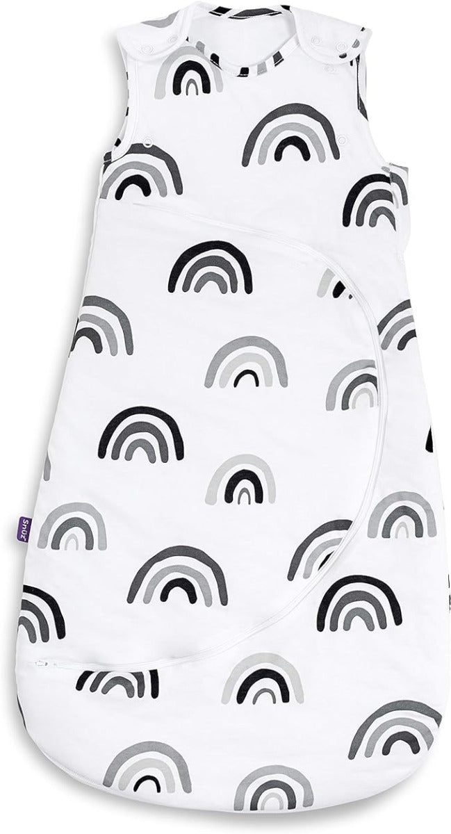 Snuz Pouch Sleeping Bag 1.0 Tog Mono Rainbow 0 To 6 Months Snuz Yallatoys