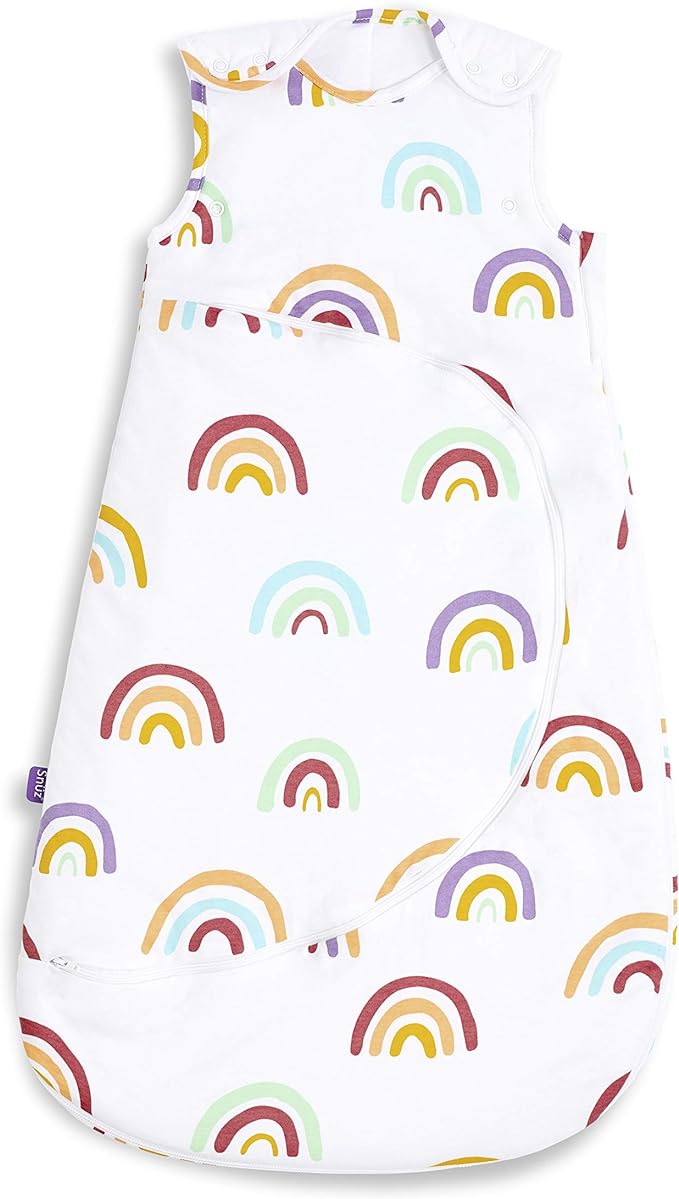 Snuz Pouch Sleeping Bag 1.0 Tog Rainbow 0 To 6 Months Snuz Yallatoys