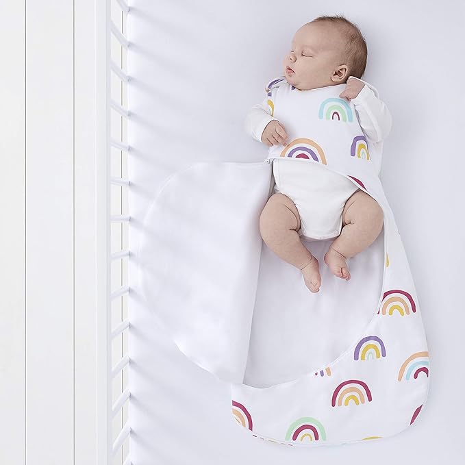 Snuz Pouch Sleeping Bag 2.5 Tog Rainbow 0 To 6 Months Snuz Yallatoys