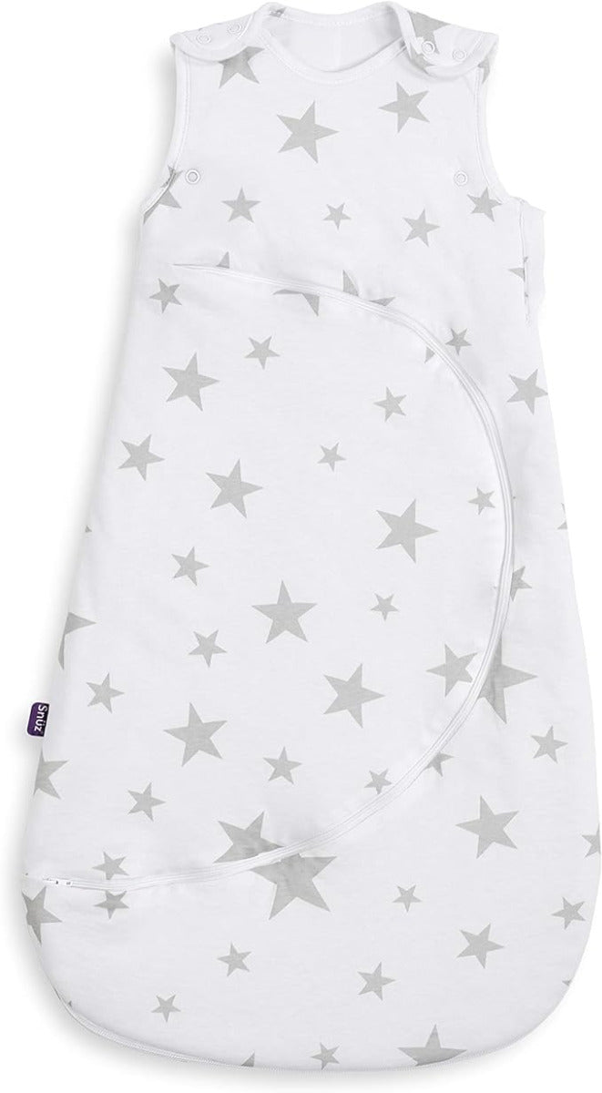Snuz Pouch Sleeping Bag 0.5 Tog Grey Star 0 To 6 Months Snuz Yallatoys