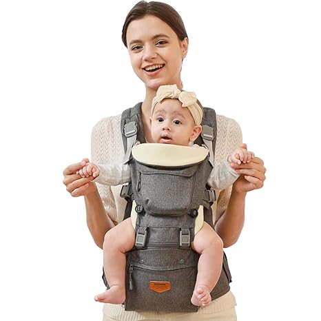 Sunveno Kangaroo Style Ergonomic Baby Carrier GreySVOSN_EBC_GY Sunveno Yallatoys