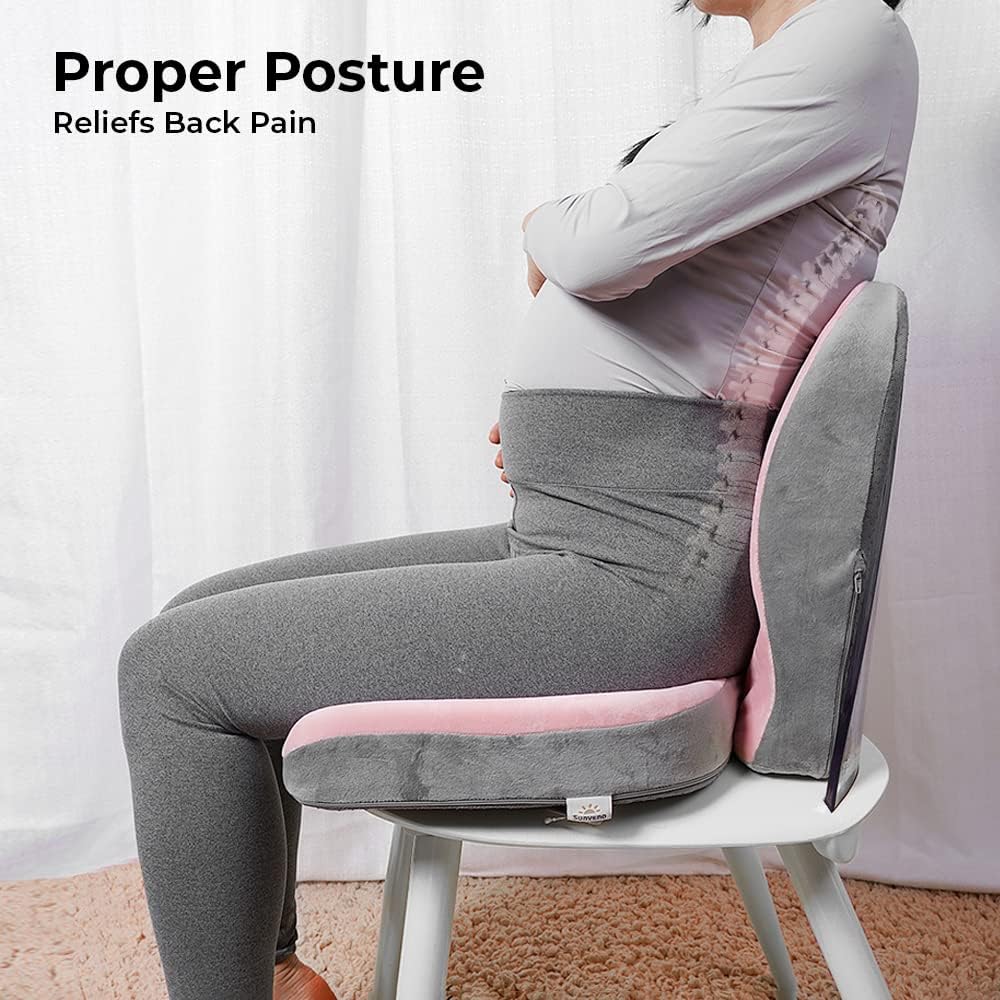 Sunveno Ergonomic Maternity Seat With Back Support Pink Sunveno Yallatoys