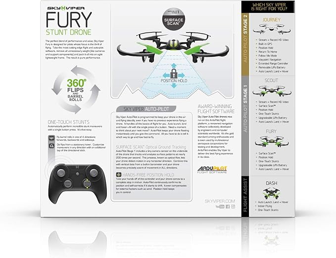 Buy Sky Viper Fury Stunt Drone | Yallatoys.com