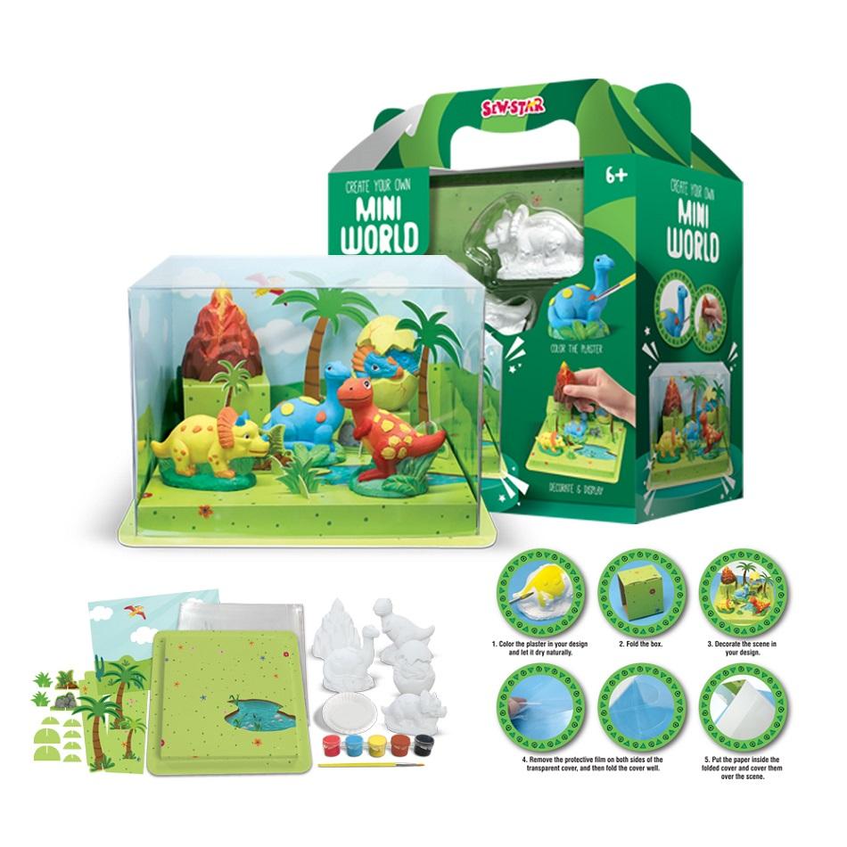 Buy Sew Star Create Your Own Mini Dino World | Yallatoys.com