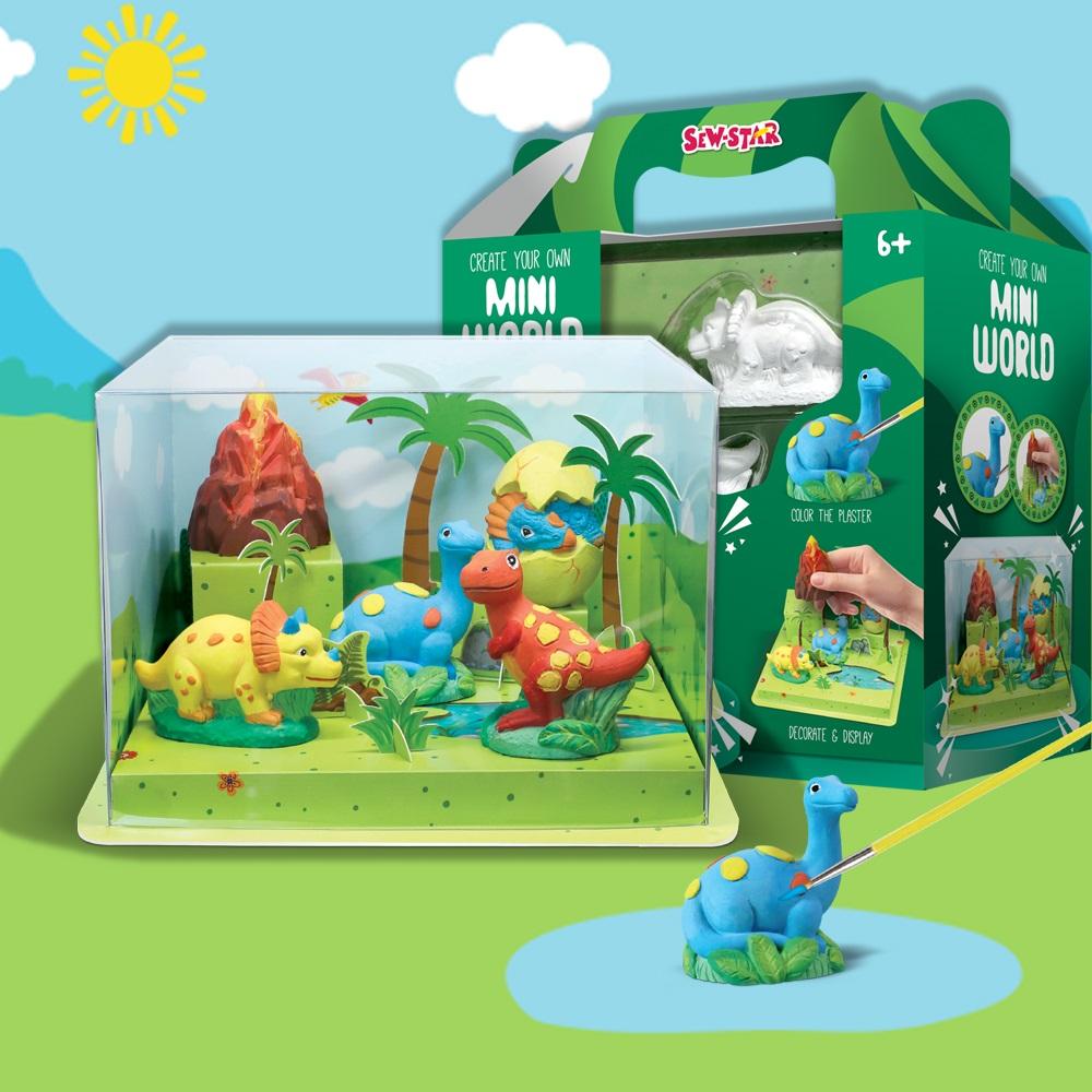 Buy Sew Star Create Your Own Mini Dino World | Yallatoys.com