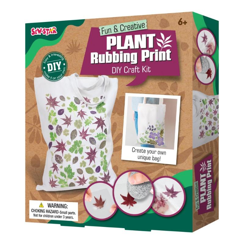 Buy Sew Star Plant Rubbing Print Diy Craft Kit Tote Bag | Yallatoys.com