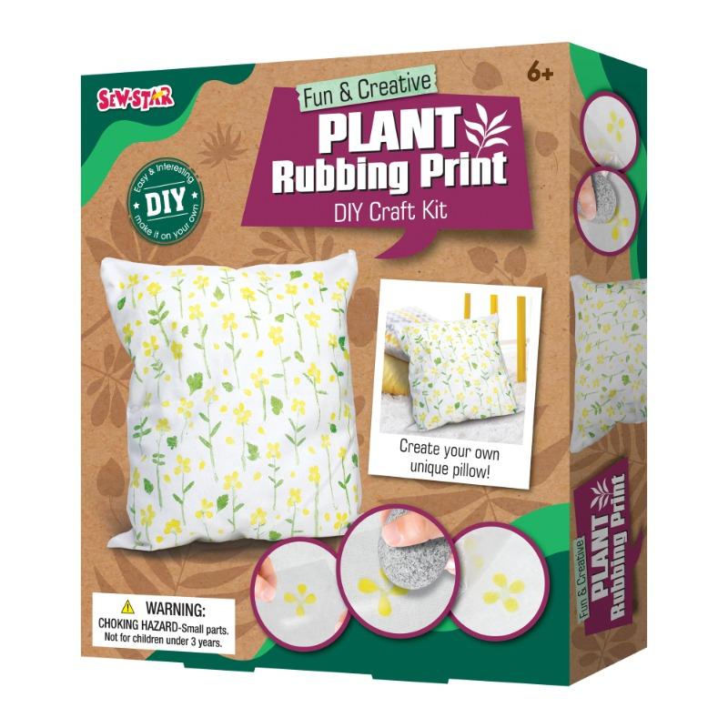 Buy Sew Star Plant Rubbing Print Diy Craft Kit Pillow | Yallatoys.com