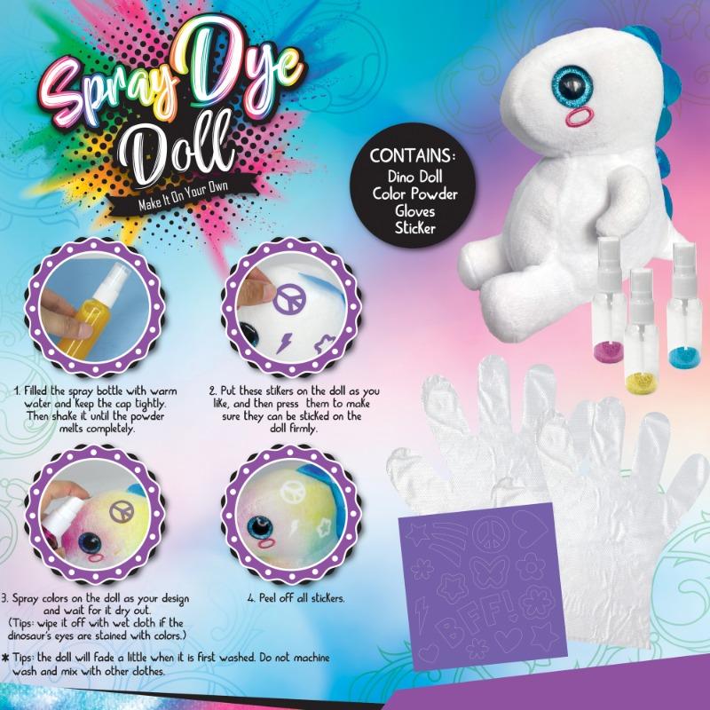 Buy Sew Star Spray Dye Doll Dino | Yallatoys.com