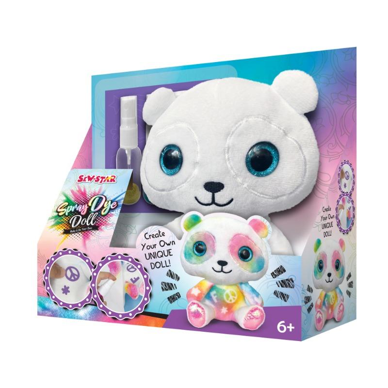Buy Sew Star Spray Dye Doll Panda | Yallatoys.com
