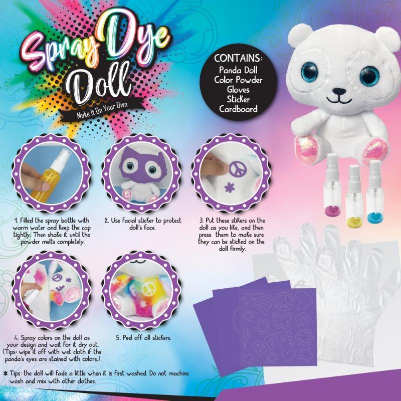 Buy Sew Star Spray Dye Doll Panda | Yallatoys.com