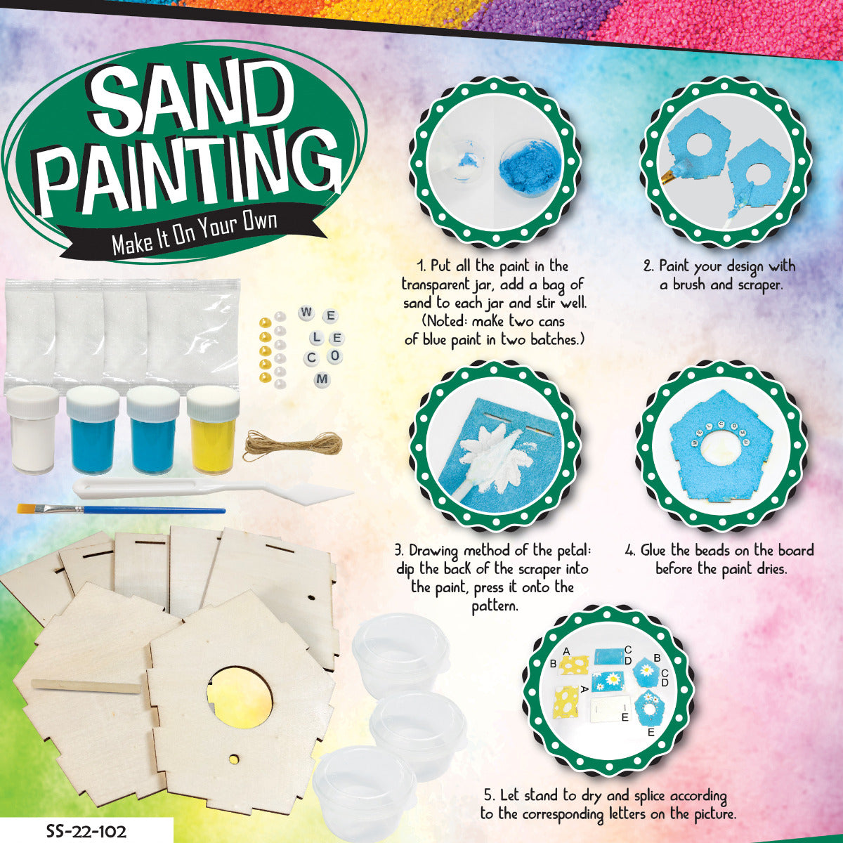 Buy Sew Star Sand Painting Bird House | Yallatoys.com