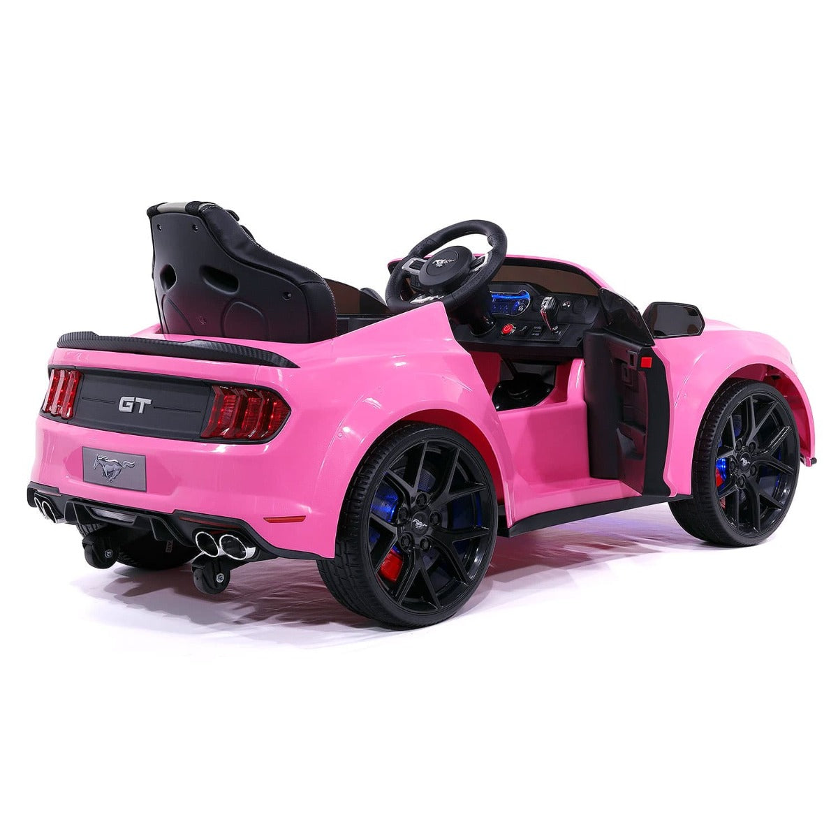 Buy Ford Mustang 12V Battery Operated Ride On Car Pink with Remote Control | Yallatoys.com