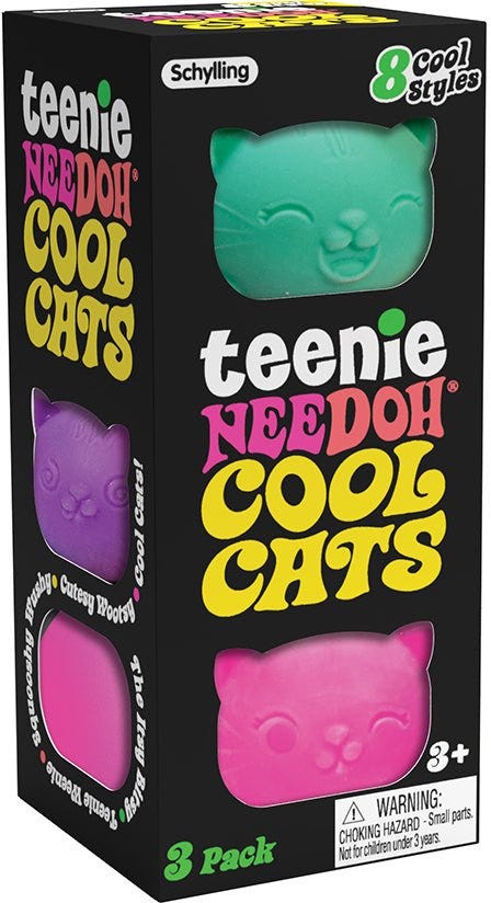 Buy Schylling Teeny NeeDoh Cool Cats (Sold Separately Subjected to Availability) | Yallatoys.com