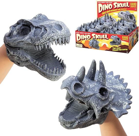 Buy Schylling Dino Skull Hand Puppet (Sold Separately Subject to Availability) | Yallatoys.com