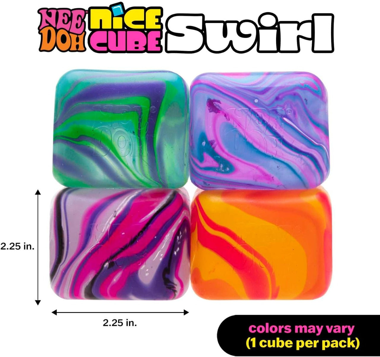 Buy Schylling NeeDoh Nice Cube Swirl (Sold Separately Subjected to Availability) | Yallatoys.com