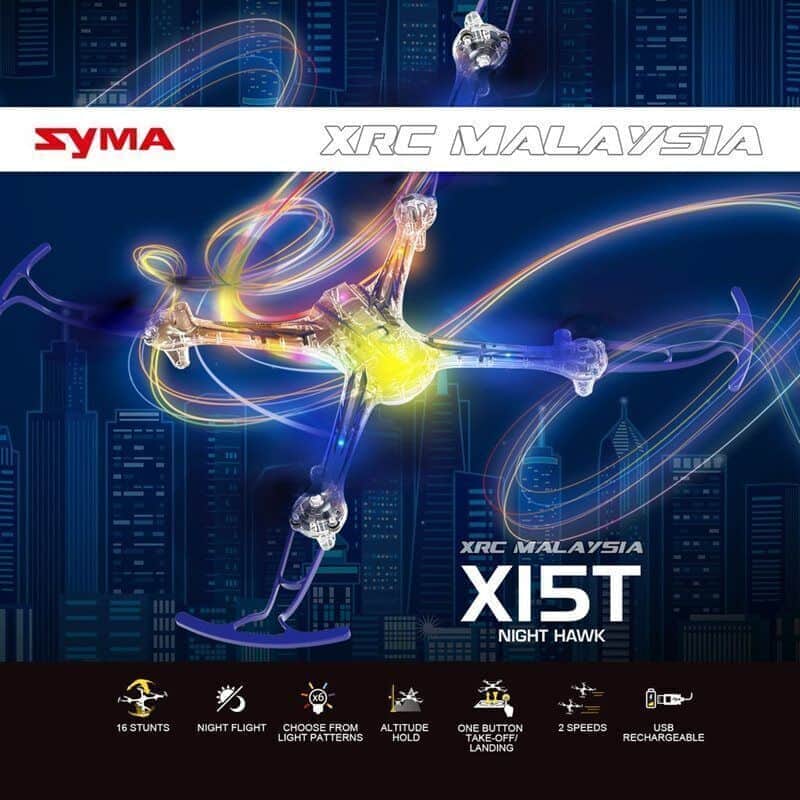 Buy Syma X15T Night Hawk Stunt Drone | Yallatoys.com