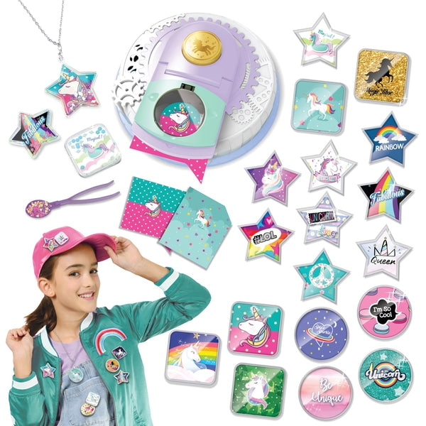 Buy So Beads Unicorn Badge Station Fancy Badge Creation | Yallatoys.com