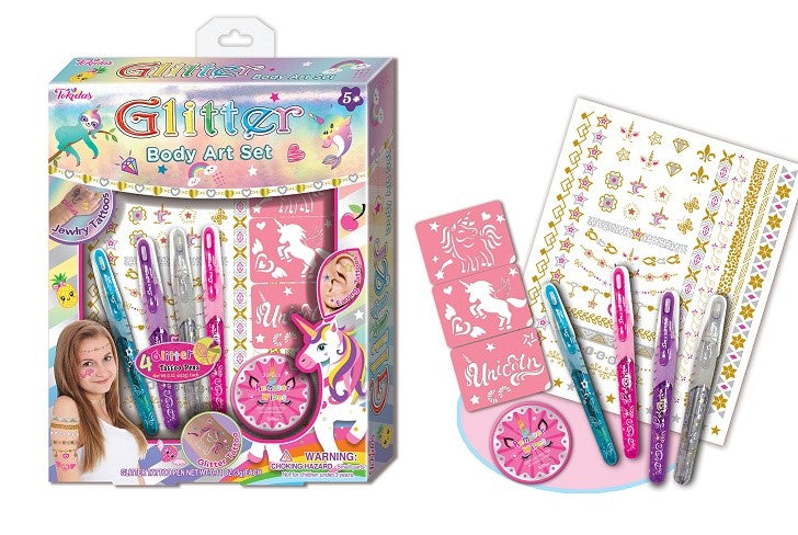 Buy Tokidas Glitter Body Art Set | Yallatoys.com