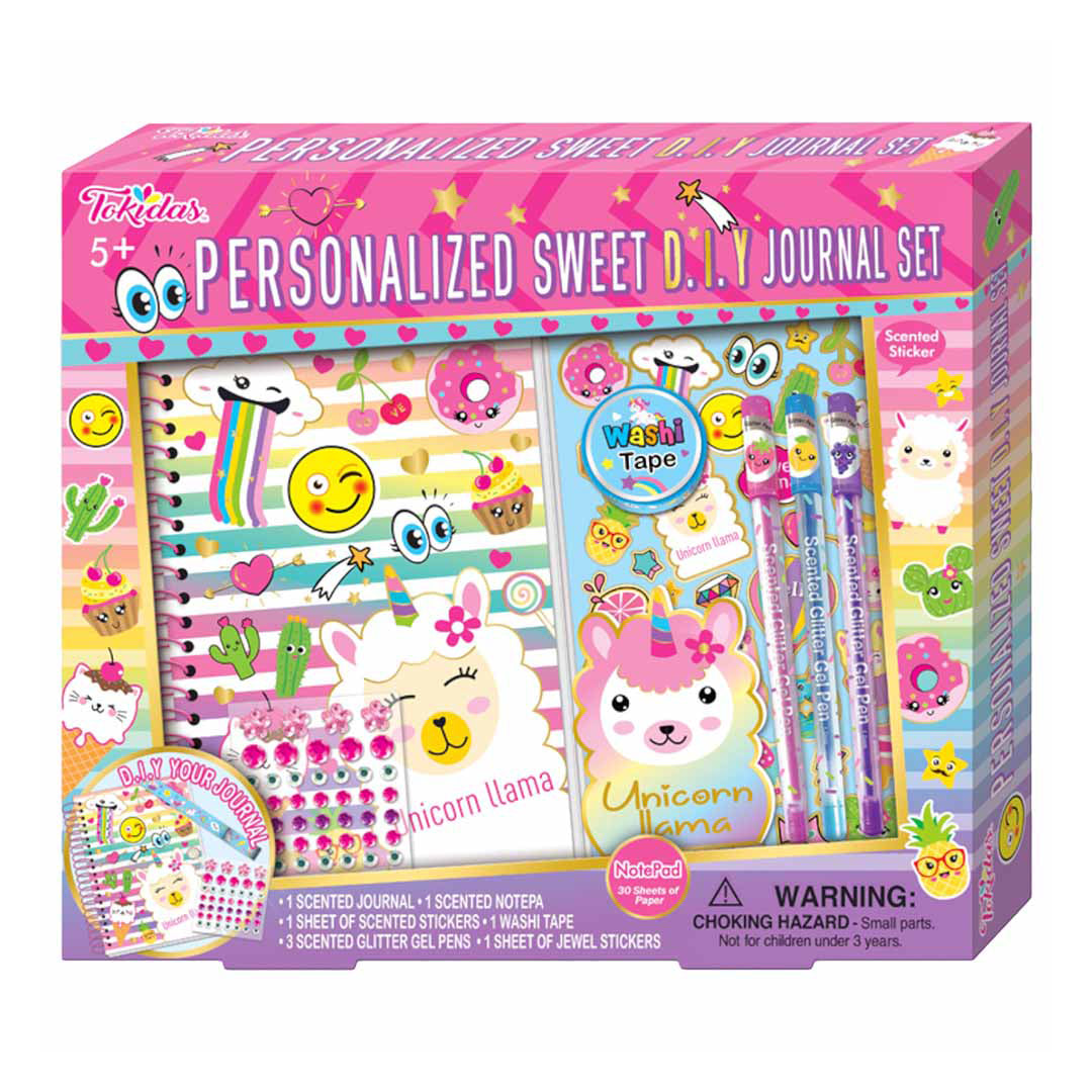 Buy Tokidas Girls Personalized Sweet Journal Set | Yallatoys.com