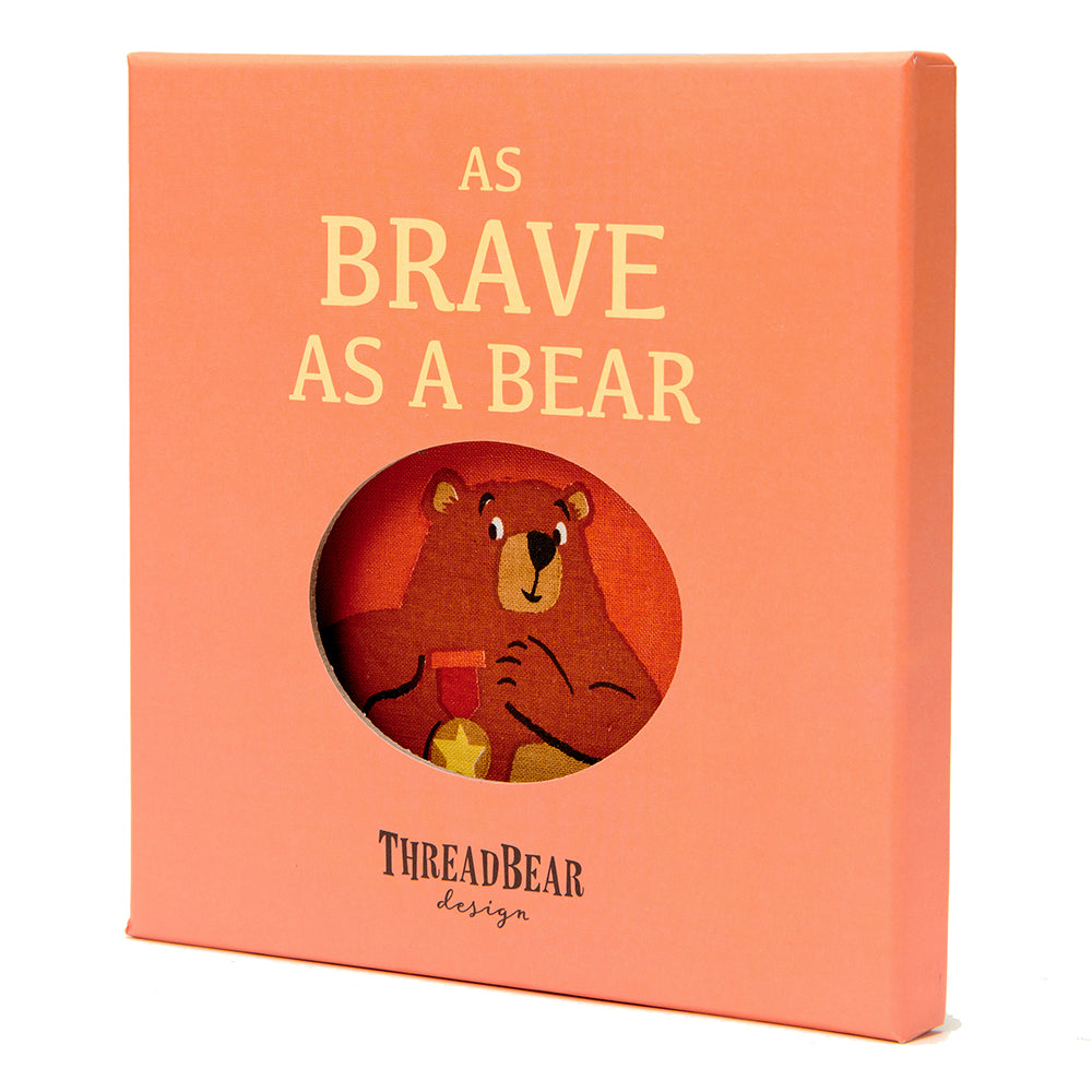 Buy ThreadBear Design As Brave as a Bear Rag Book | Yallatoys.com