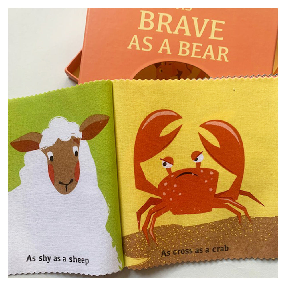 Buy ThreadBear Design As Brave as a Bear Rag Book | Yallatoys.com