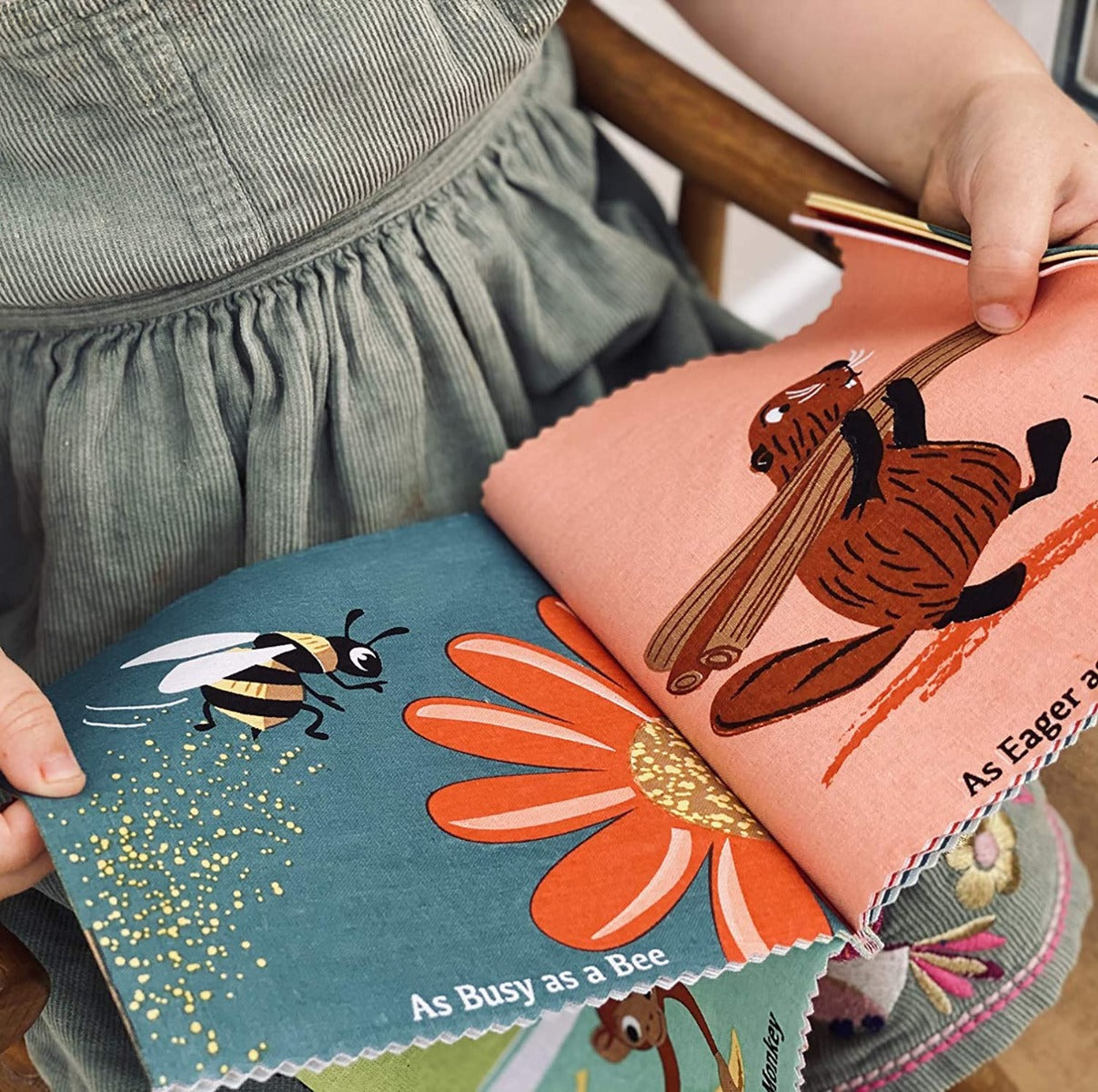 Buy ThreadBear Design As Brave as a Bear Rag Book | Yallatoys.com