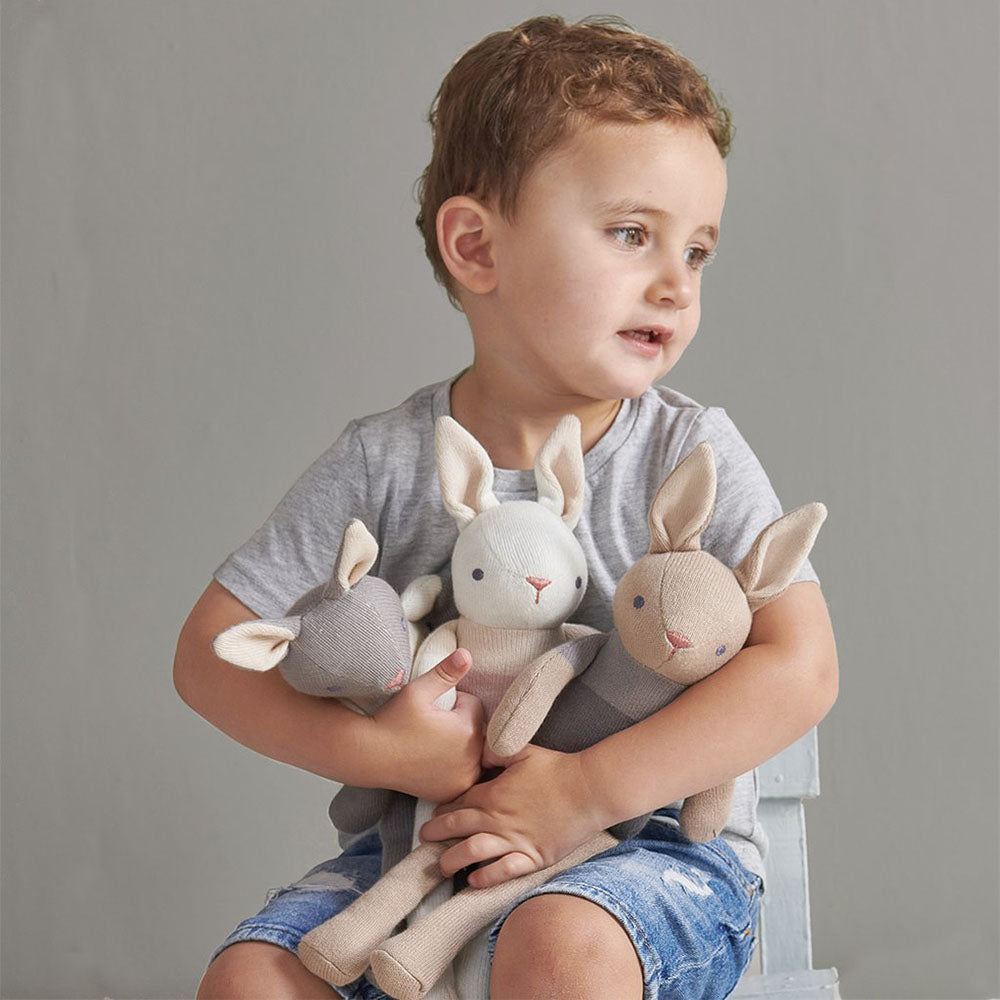 Buy ThreadBear Baby Threads Cream Bunny Doll | Yallatoys.com