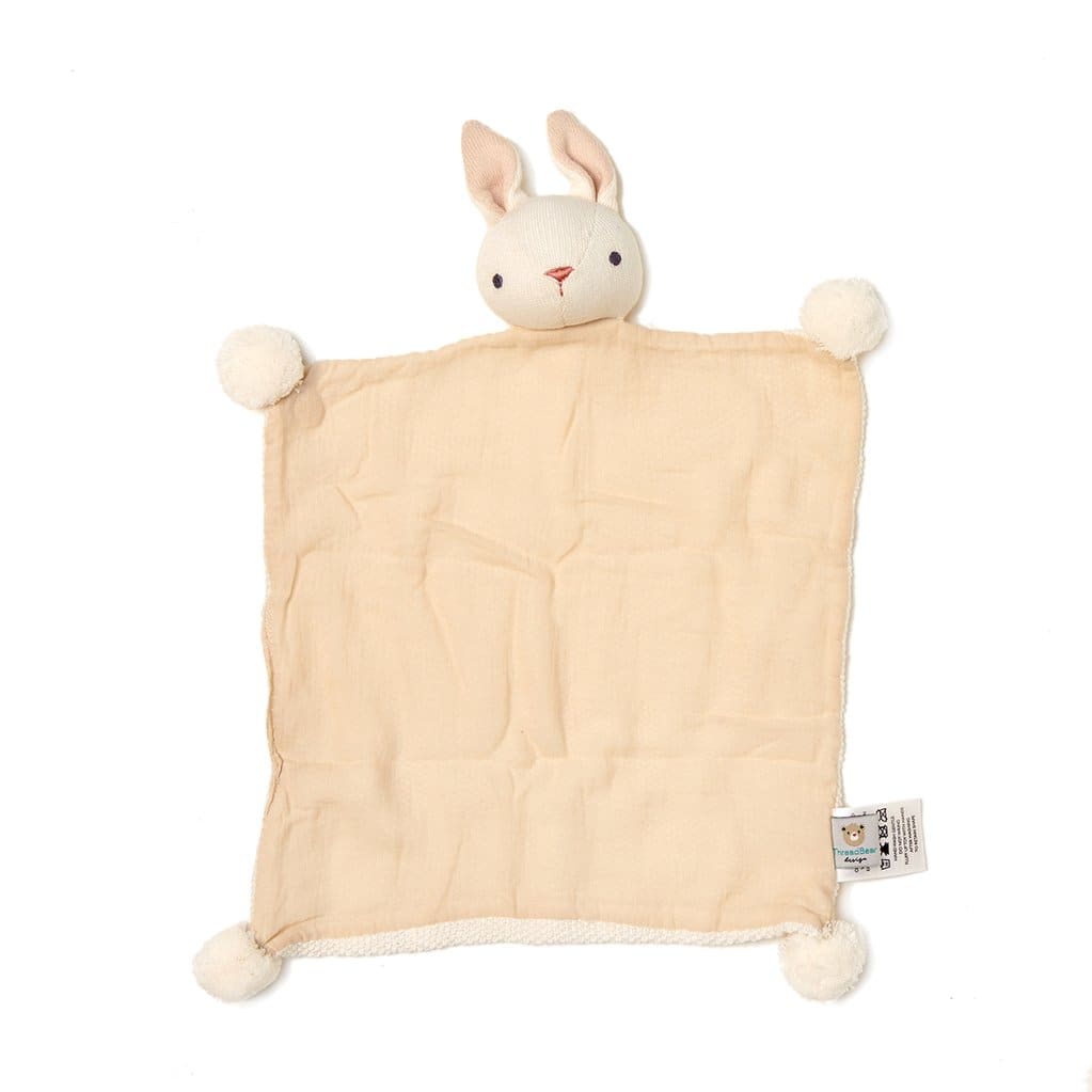 Buy ThreadBear Design Baby Threads Cream Bunny Comforter | Yallatoys.com