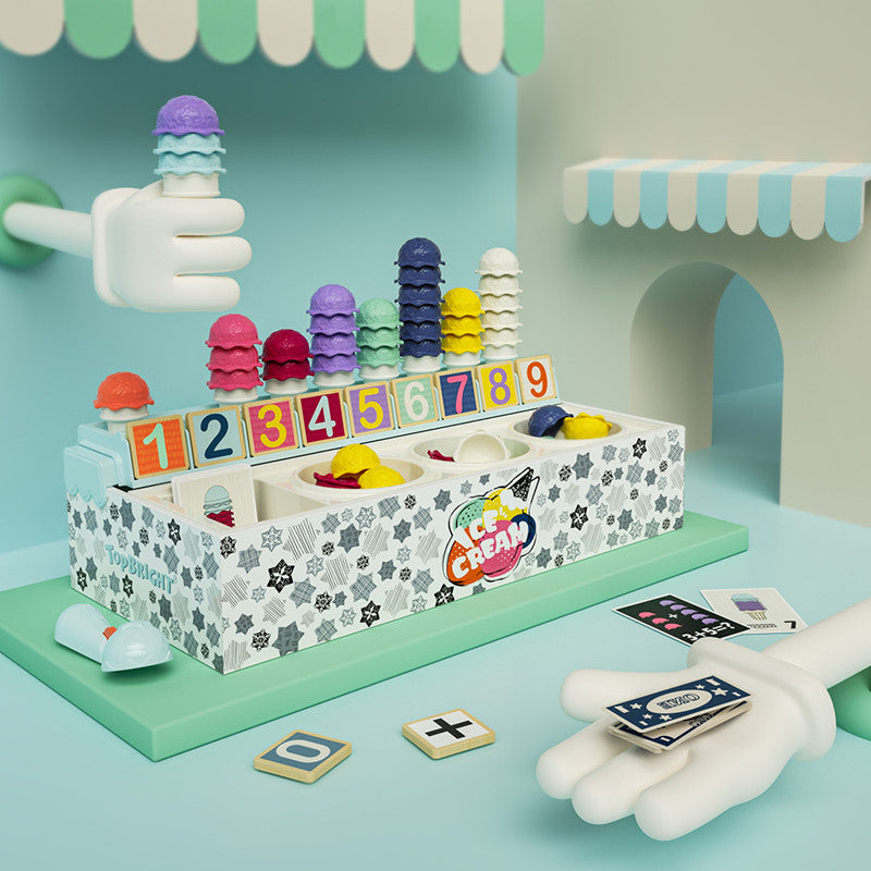 Buy Topbright Number Cognitive Ice Cream Learning Box | Yallatoys.com