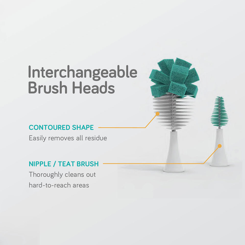 Nanobebe Flexy Brush Heads Teal Nanobebe Yallatoys