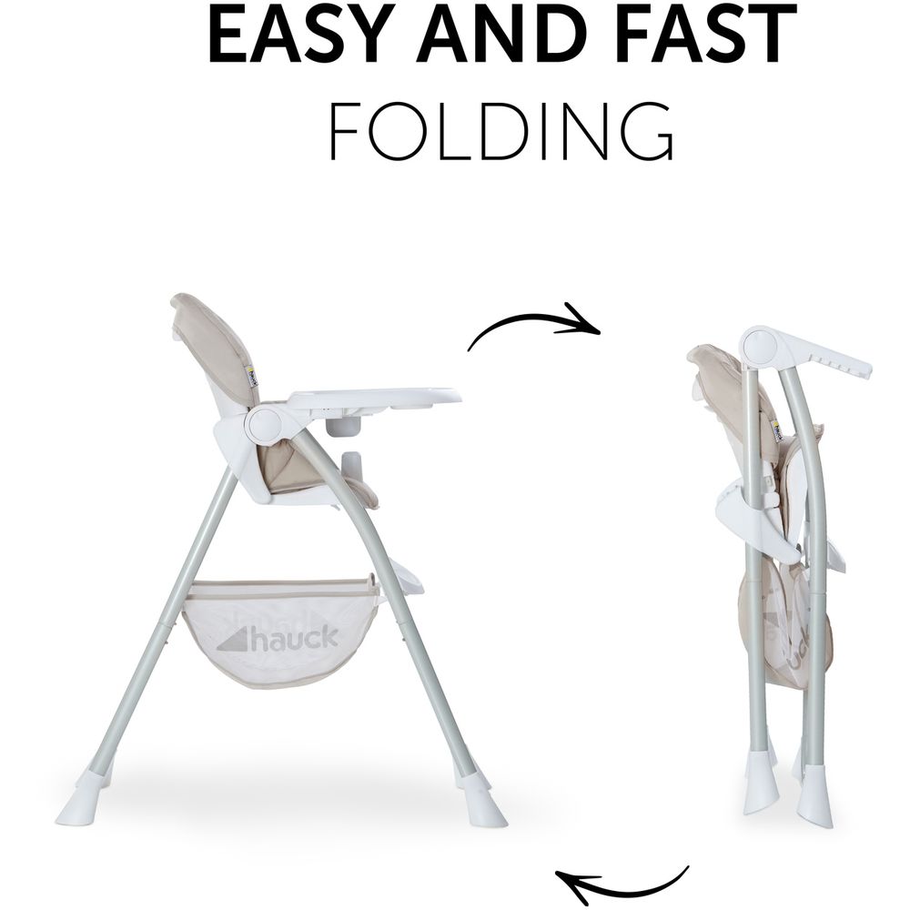 Hauck - High Chairs Sit N Fold - Beige Hauck Yallatoys
