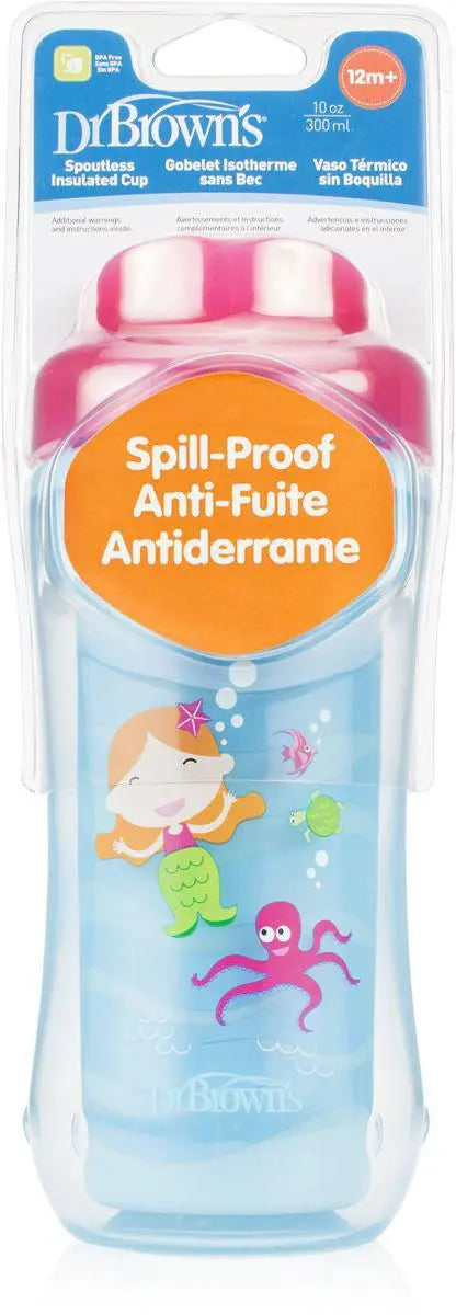 10 Oz Spoutless Insulated Cup - Mermaid (Stage 4: 12M+) Yallamomz Yallatoys