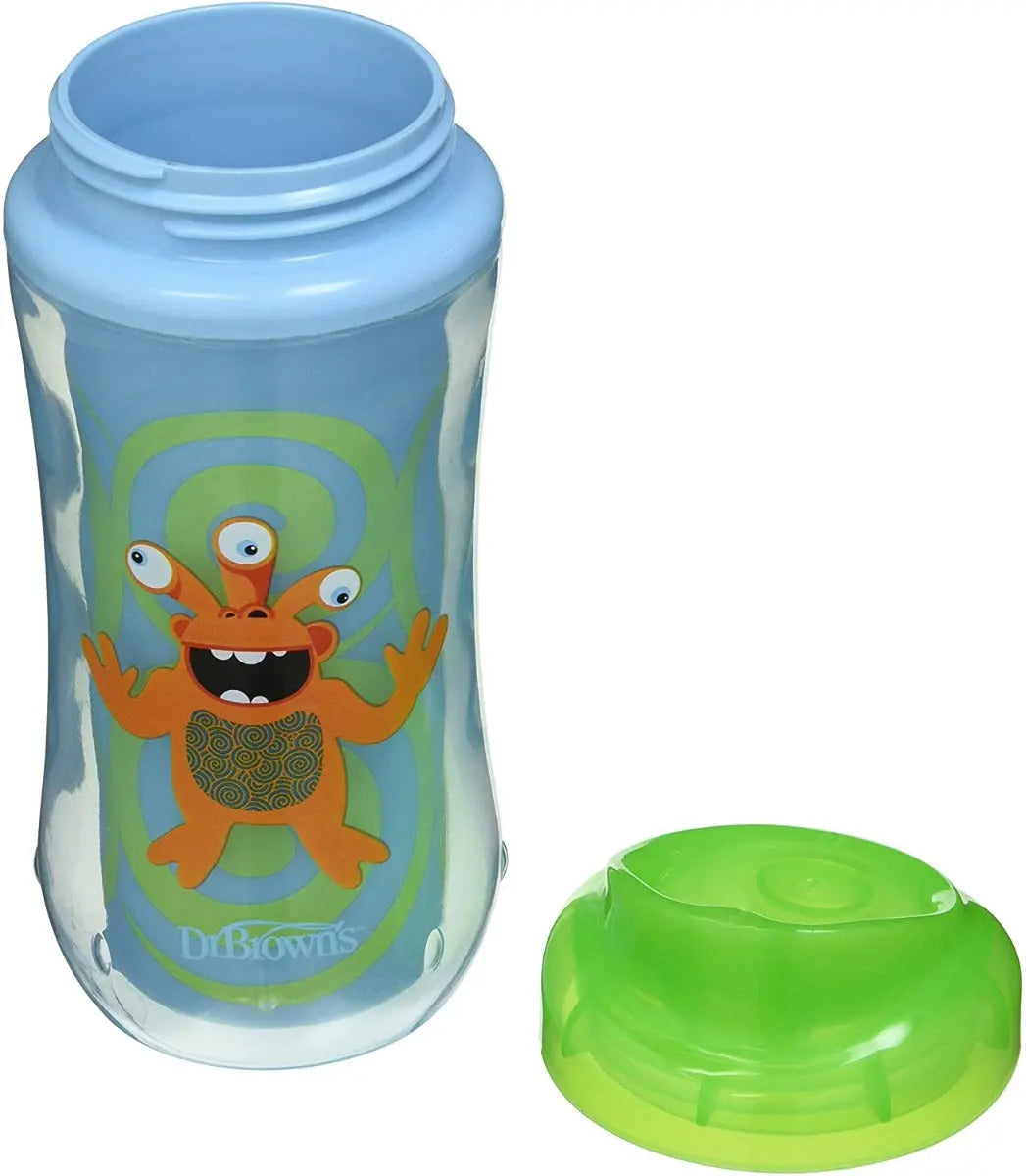 Dr Browns 10 oz Spoutless Insulated Cup Blue Raccoon Stargazing Dr Browns Yallatoys
