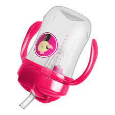 Buy Dr.Browns 9 Oz/270 Ml Baby'S First Straw Cup W/ Handles Pink Deco 6M+ 1 Pack | Yallatoys.com