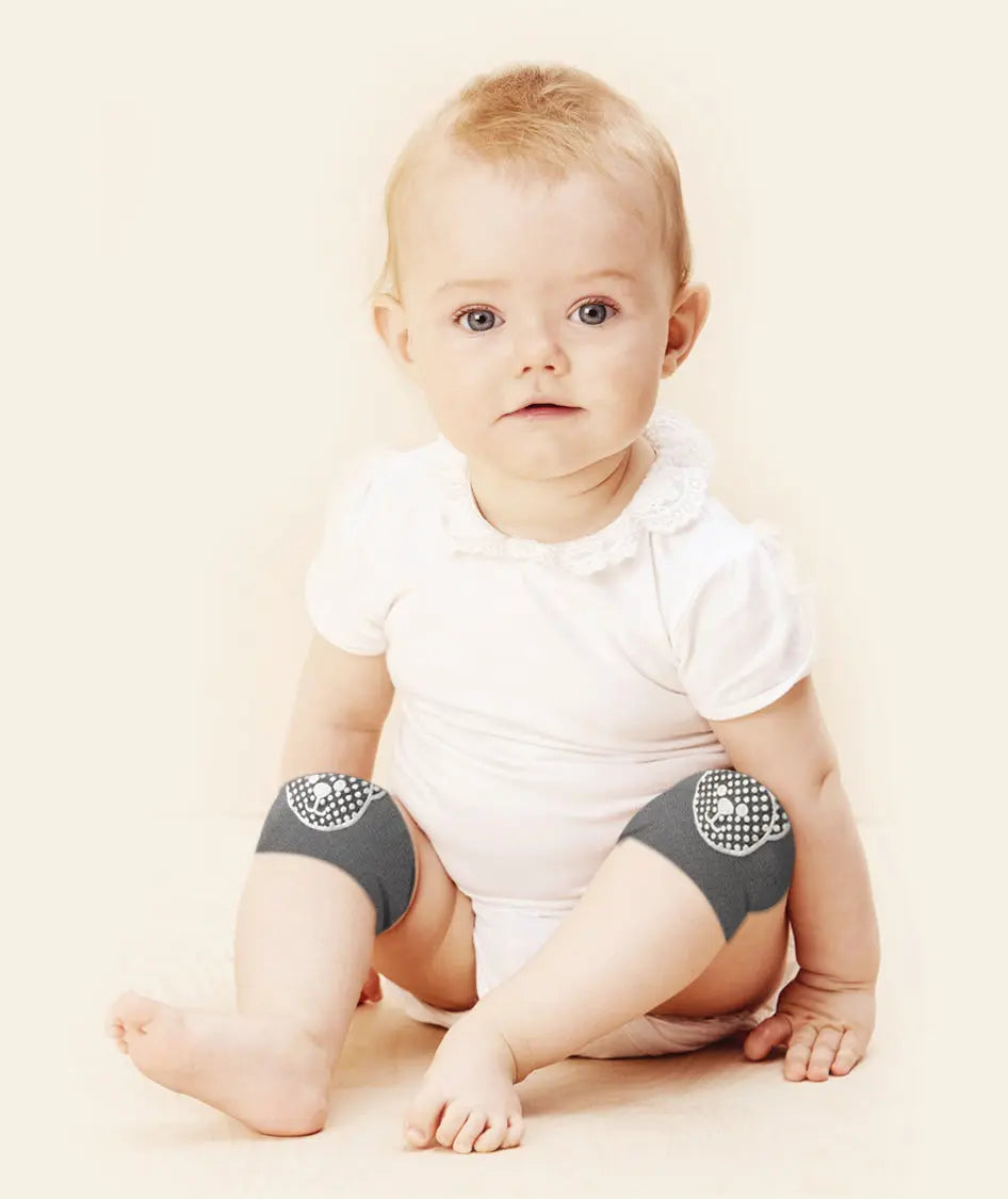 Crawlingأ‚آ  Kneepads 2Pcs Gray Yallamomz Yallatoys