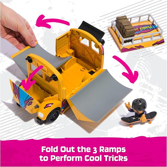 Buy Tech Deck Bus And Fingerboard Playset | Yallatoys.com