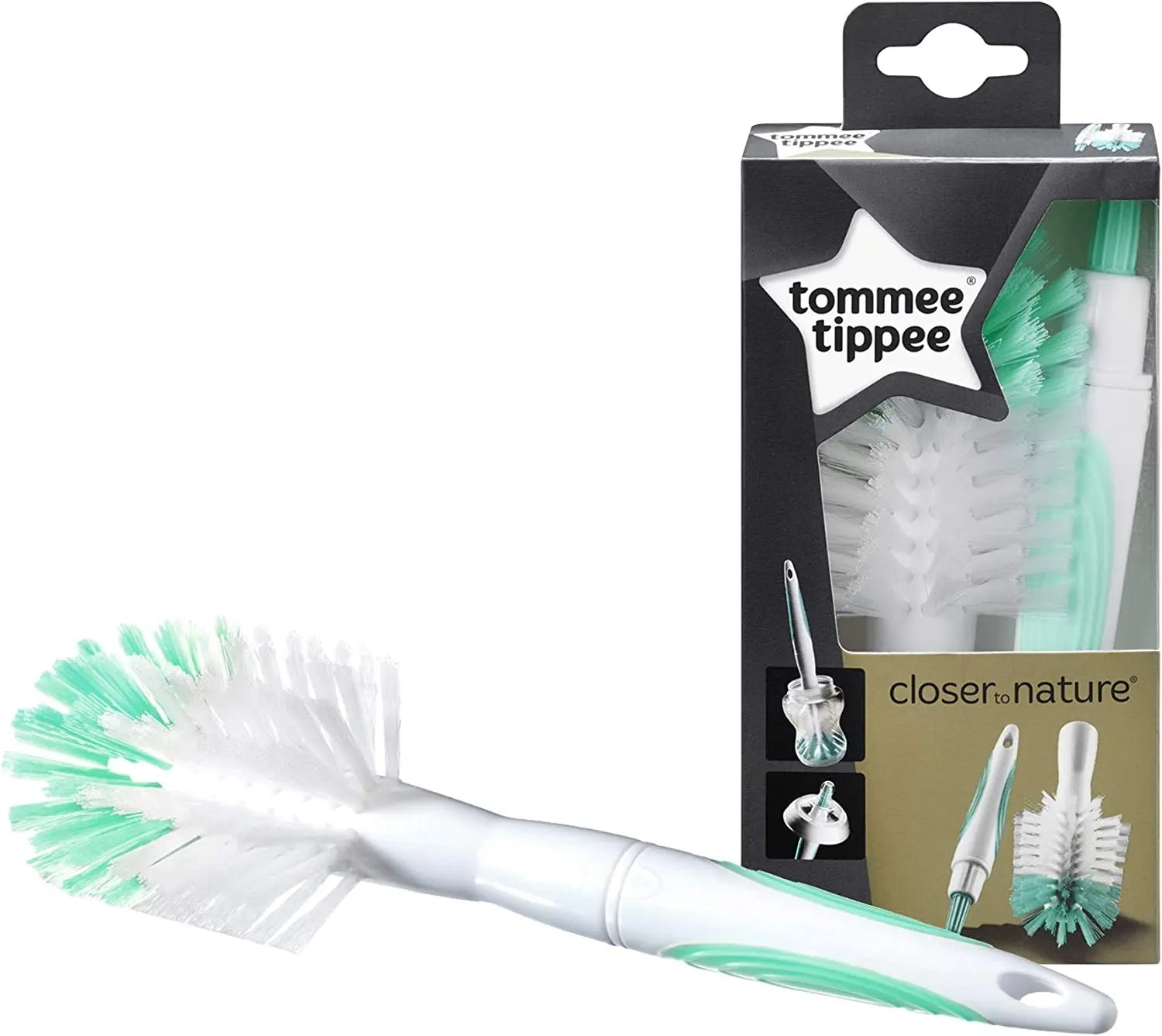 Tommee Tippee Closer To Nature Bottle Brush And Teat Brush Tommee Tippee Yallatoys
