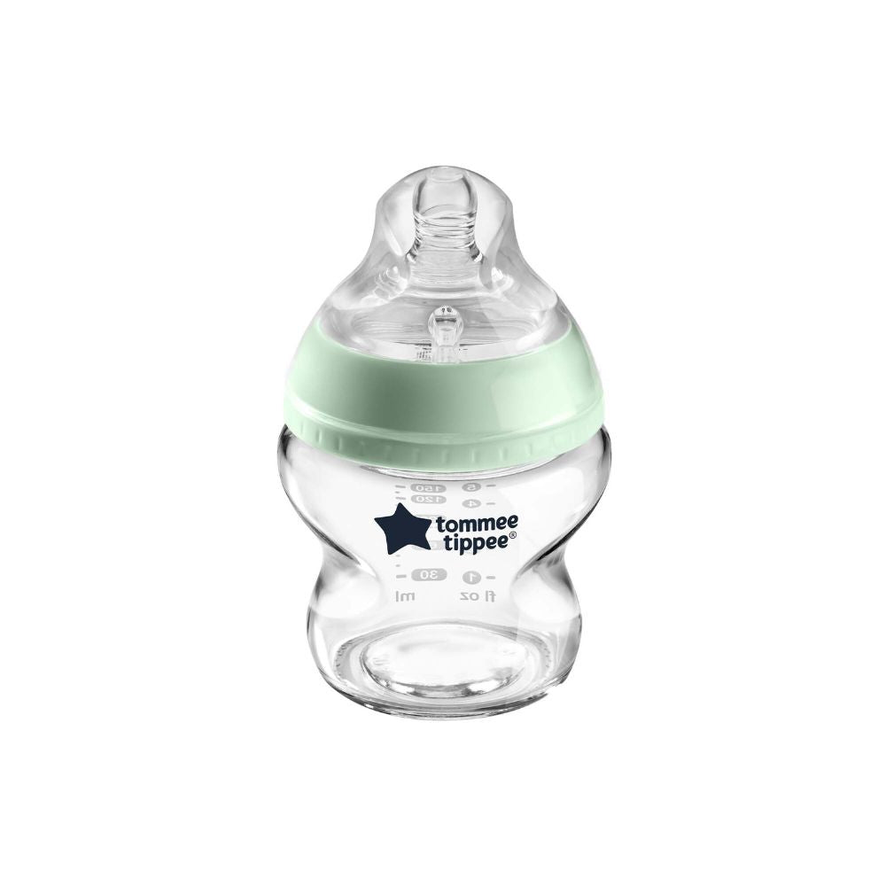 Tommee Tippee Closer To Nature Glass Feeding Bottle  150Ml X 1 Clear Tommee Tippee Yallatoys