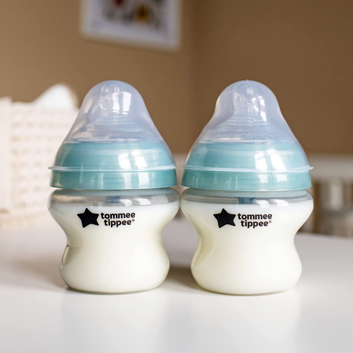 Tommee Tippee Advanced Anti Colic Feeding Bottle  Slow Flow  150Ml X2 Blue Tommee Tippee Yallatoys