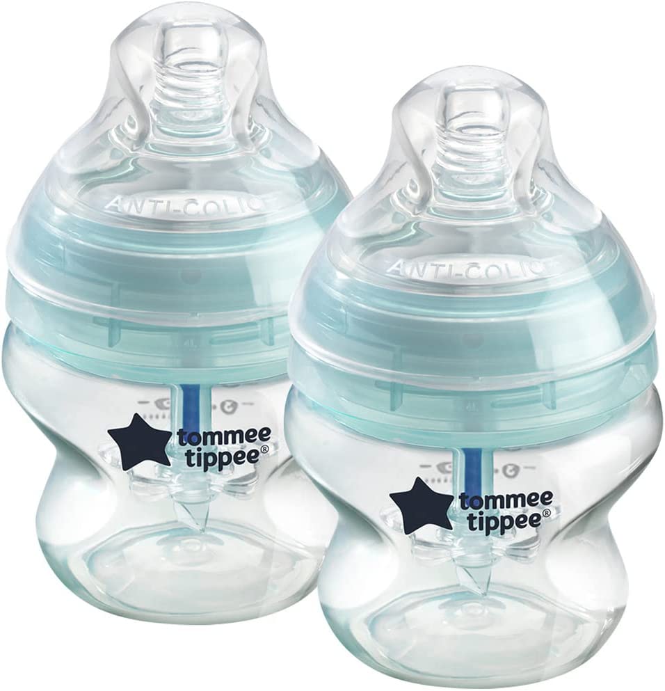 Tommee Tippee Advanced Anti Colic Feeding Bottle  Slow Flow  150Ml X2 Blue Tommee Tippee Yallatoys