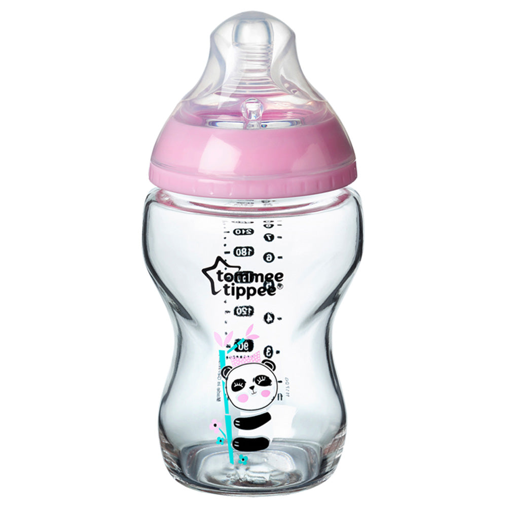 Tommee Tippee  Closer To Nature Glass  250Ml  Girl Tommee Tippee Yallatoys